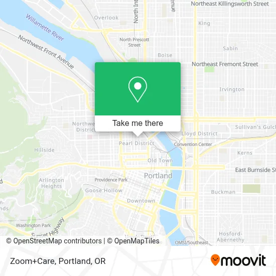 Zoom+Care map