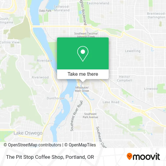 The Pit Stop Coffee Shop map