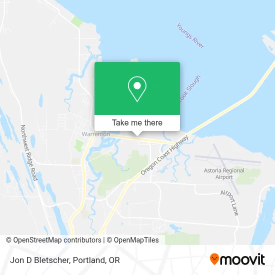 Jon D Bletscher map
