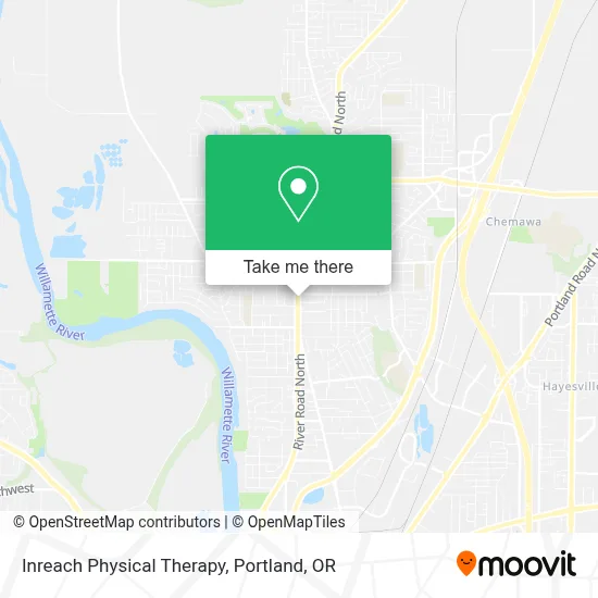Inreach Physical Therapy map