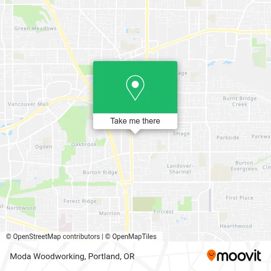 Moda Woodworking map