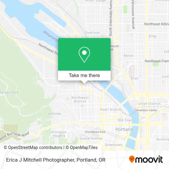 Erica J Mitchell Photographer map