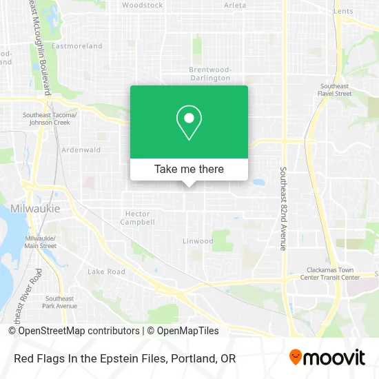 Red Flags In the Epstein Files map