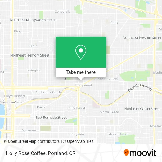 Holly Rose Coffee map