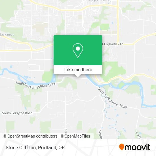 Stone Cliff Inn map