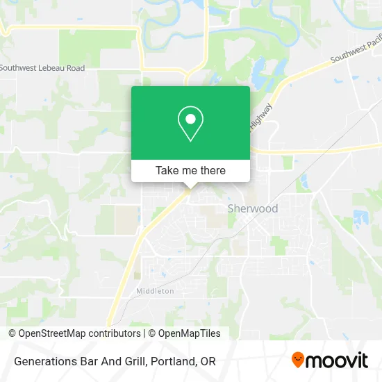 Generations Bar And Grill map