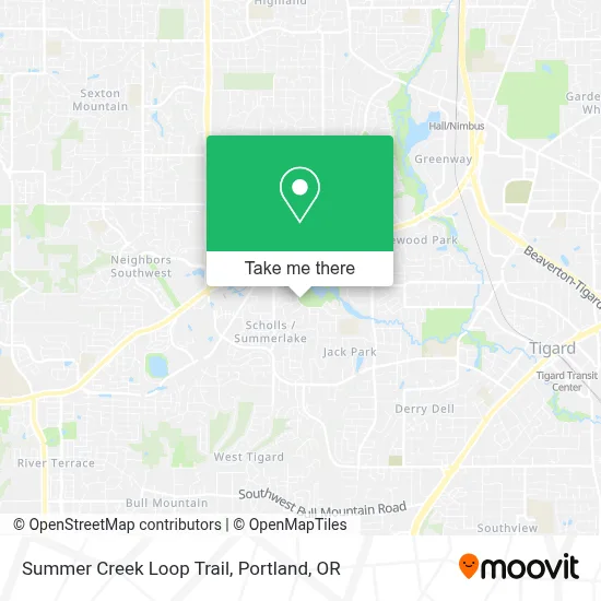 Summer Creek Loop Trail map