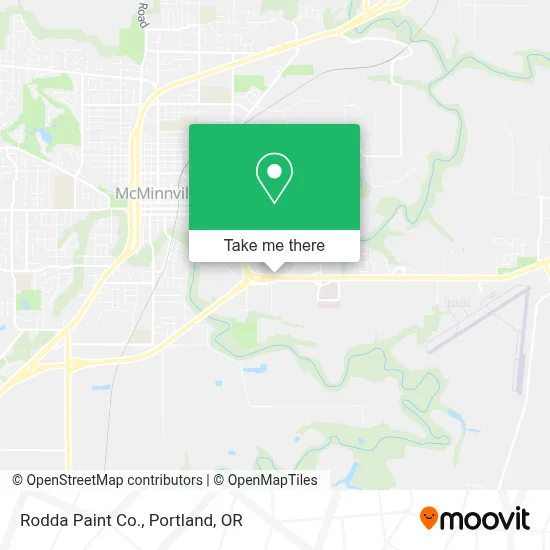 Rodda Paint Co. map