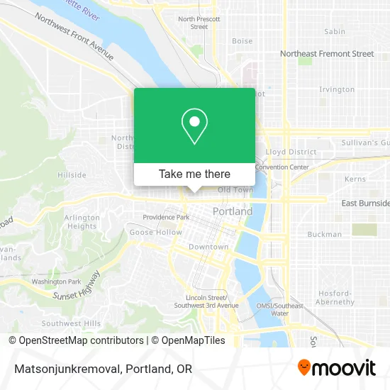 Matsonjunkremoval map