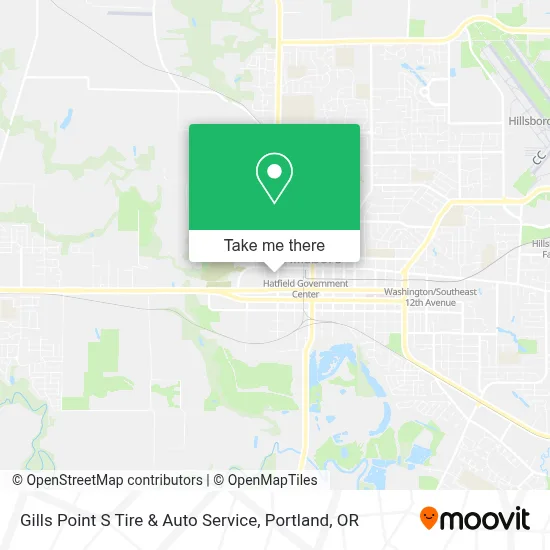 Gills Point S Tire & Auto Service map