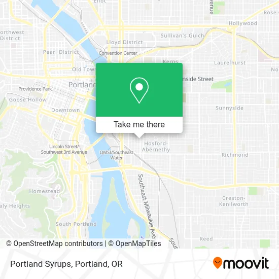Portland Syrups map