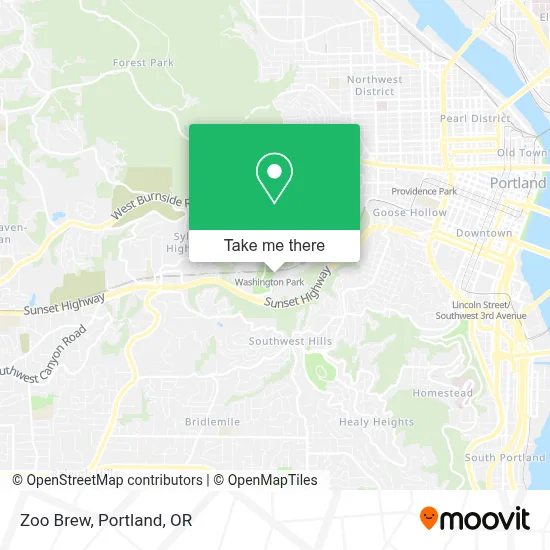 Zoo Brew map