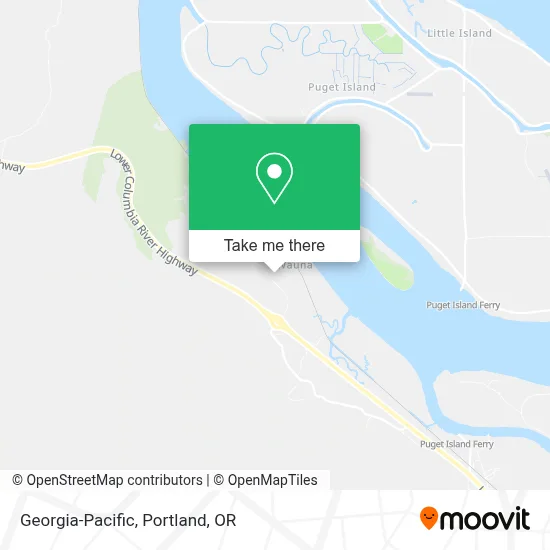 Georgia-Pacific map
