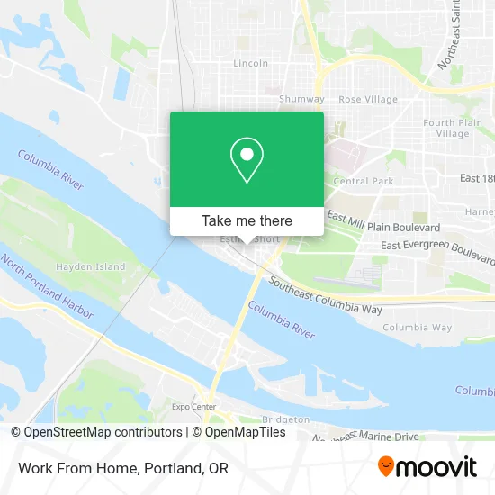 Work From Home map