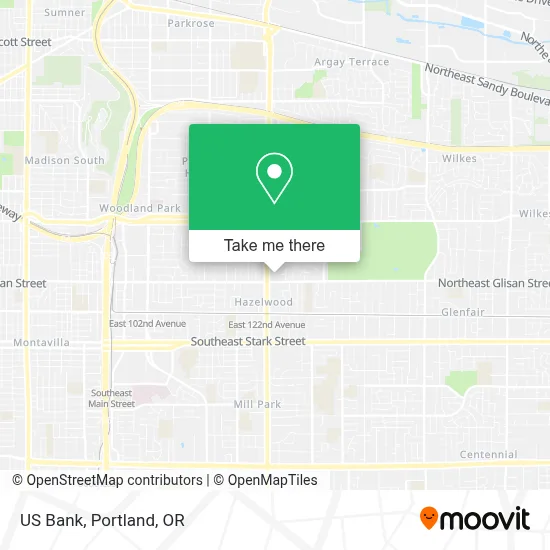 US Bank map