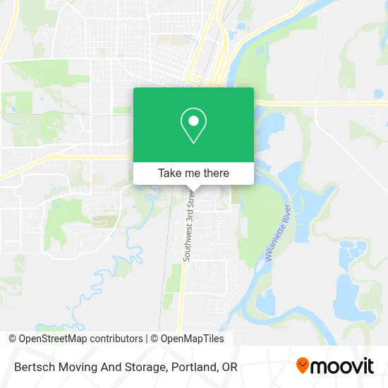 Bertsch Moving And Storage map