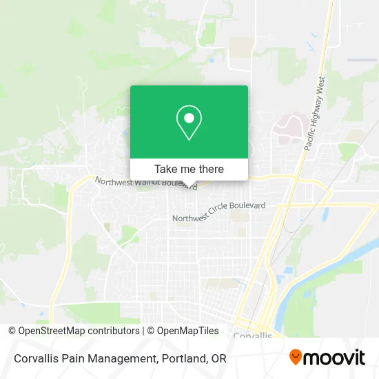 Corvallis Pain Management map