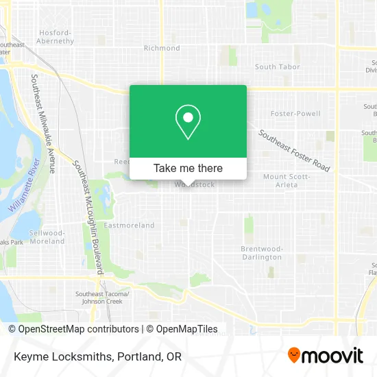 Keyme Locksmiths map