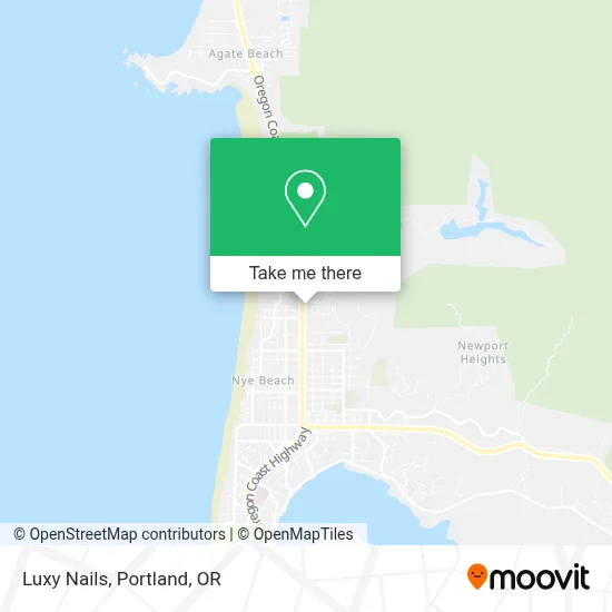 Luxy Nails map