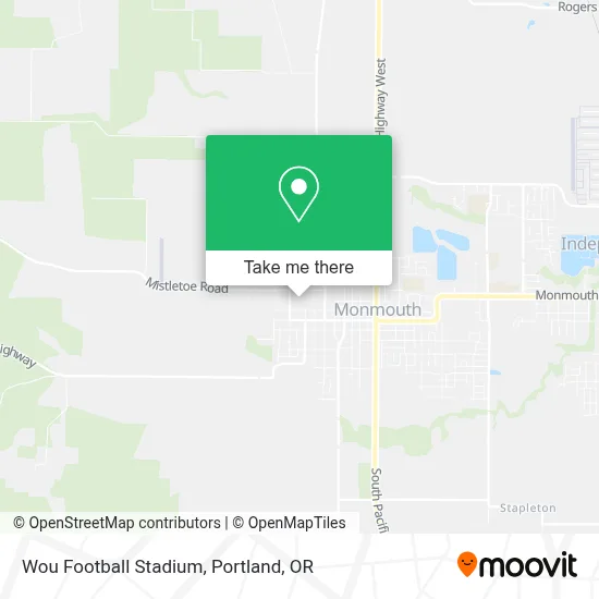 Wou Football Stadium map
