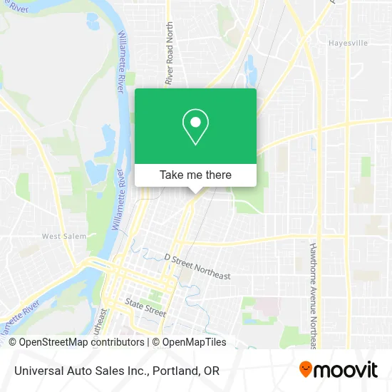 Universal Auto Sales Inc. map