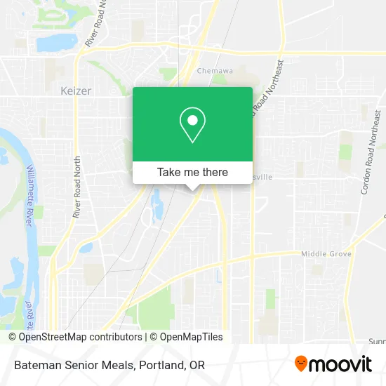 Bateman Senior Meals map