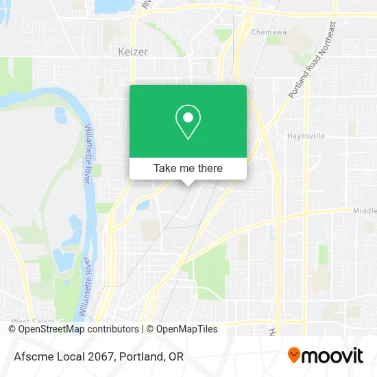 Afscme Local 2067 map