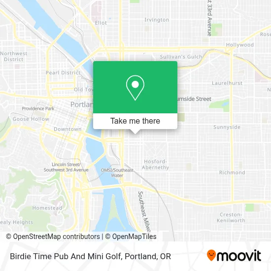 Birdie Time Pub And Mini Golf map
