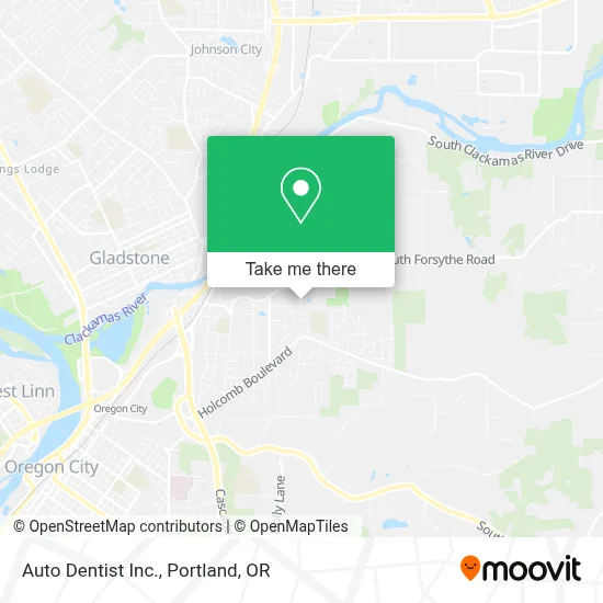 Auto Dentist Inc. map