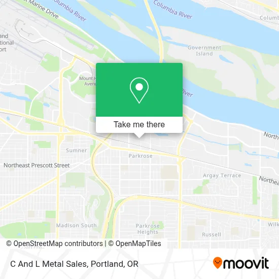 C And L Metal Sales map