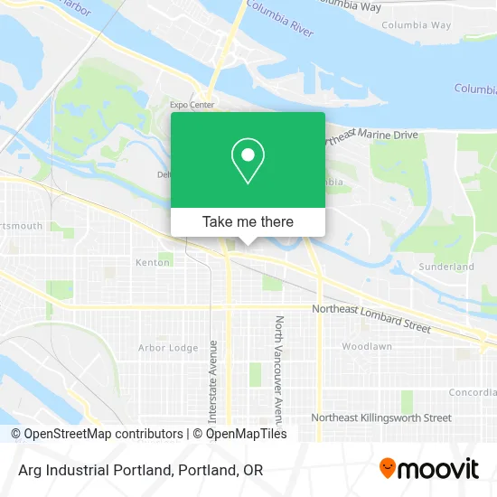 Arg Industrial Portland map
