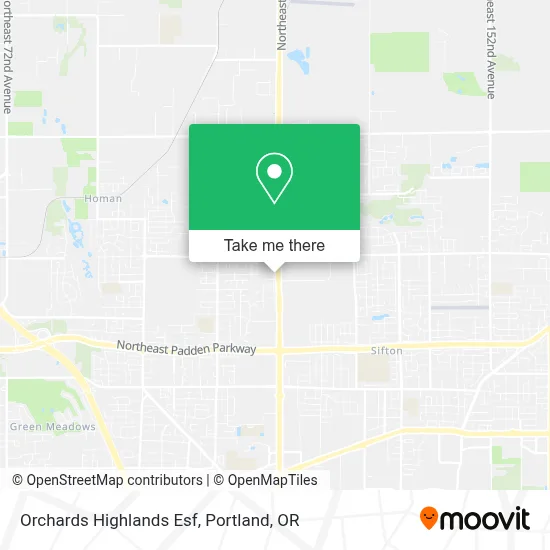 Orchards Highlands Esf map