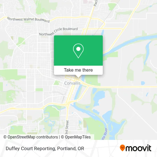 Duffey Court Reporting map