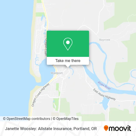 Janette Woosley: Allstate Insurance map