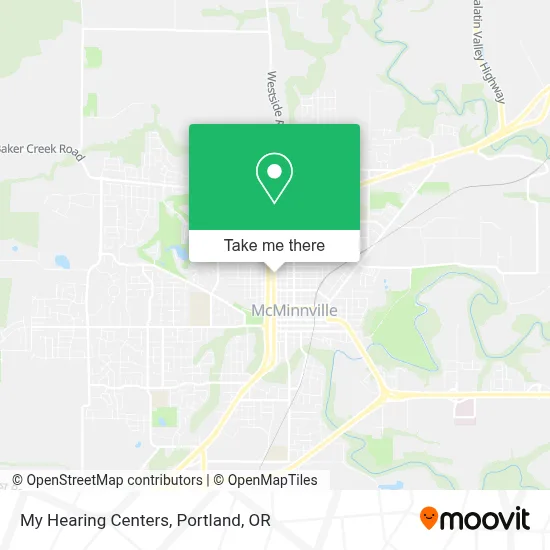 My Hearing Centers map