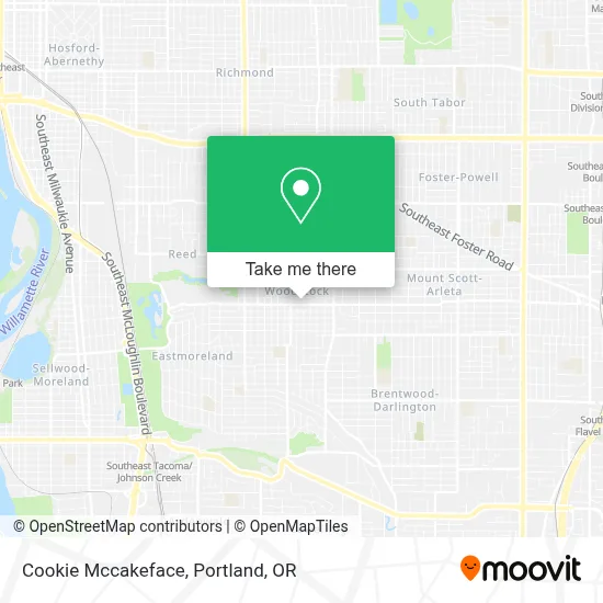 Cookie Mccakeface map