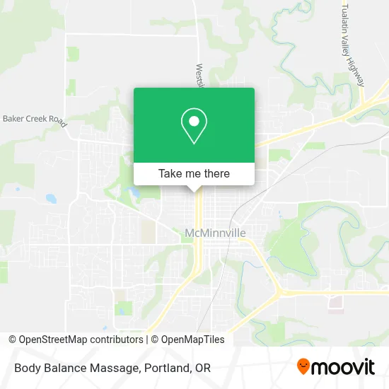 Body Balance Massage map