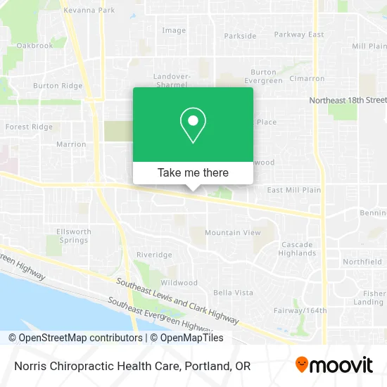 Norris Chiropractic Health Care map