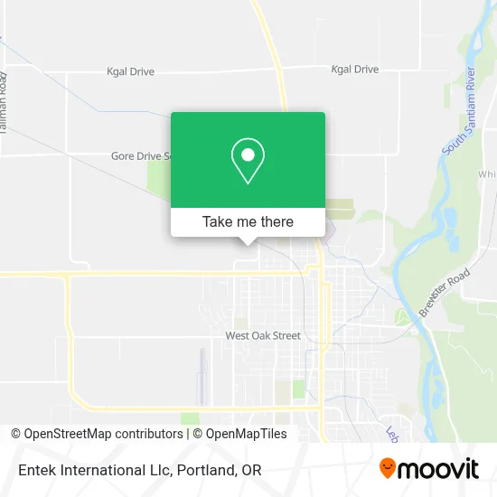 Entek International Llc map