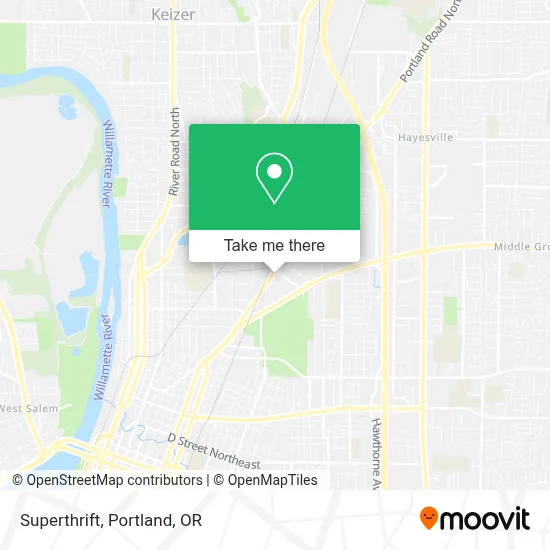 Superthrift map