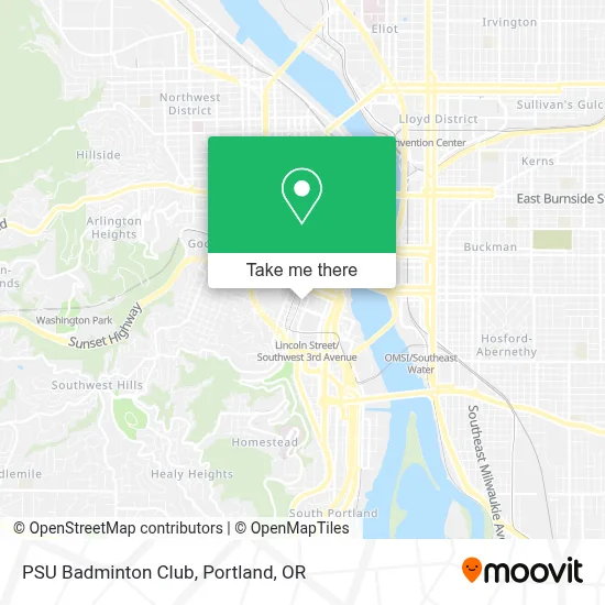 PSU Badminton Club map
