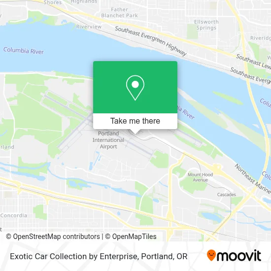 Exotic Car Collection by Enterprise map