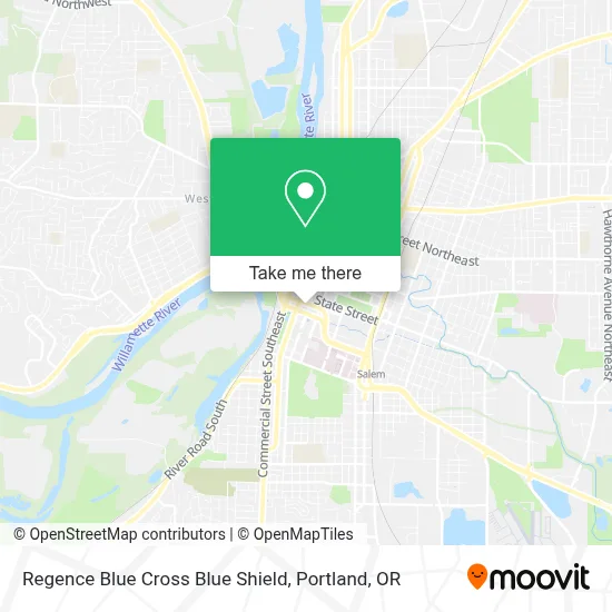Regence Blue Cross Blue Shield map