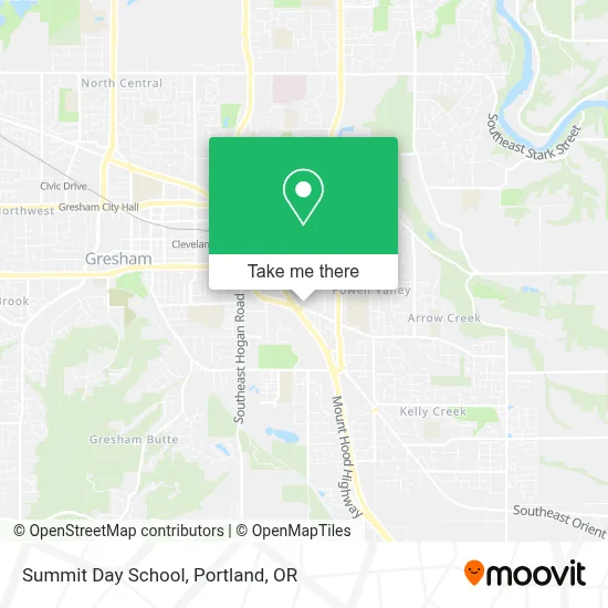 Summit Day School map