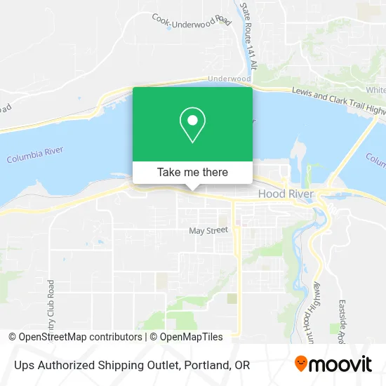 Ups Authorized Shipping Outlet map