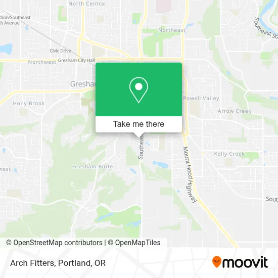 Arch Fitters map