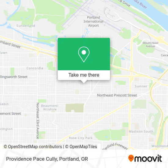 Providence Pace Cully map