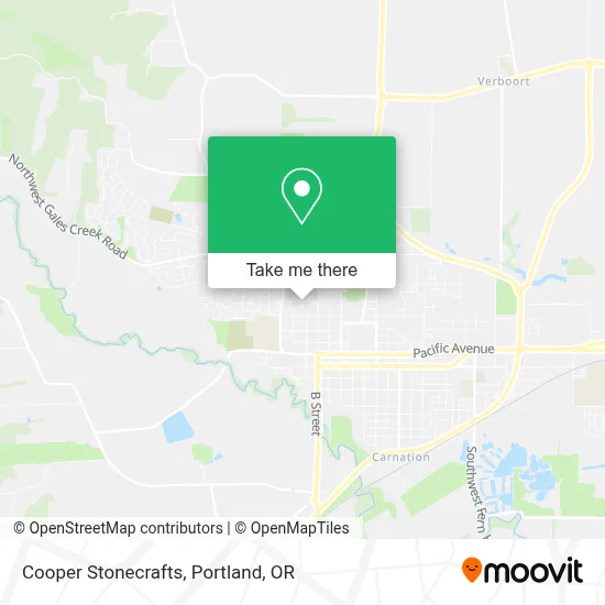 Cooper Stonecrafts map