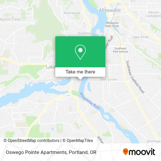 Oswego Pointe Apartments map