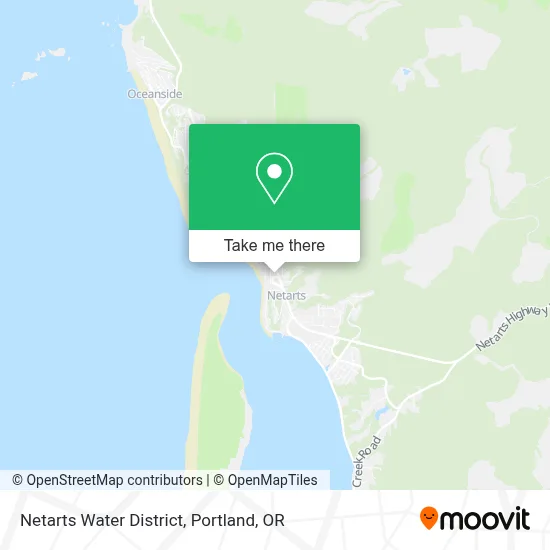 Netarts Water District map